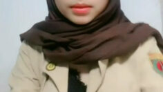 RENA JILBAB Pramuka Pamer Susu