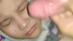 EKSEKUSI Hijab Cantik Crot Muka