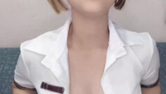 LISA BONDOL Cosplay Sragam Skolah Layani PAscol